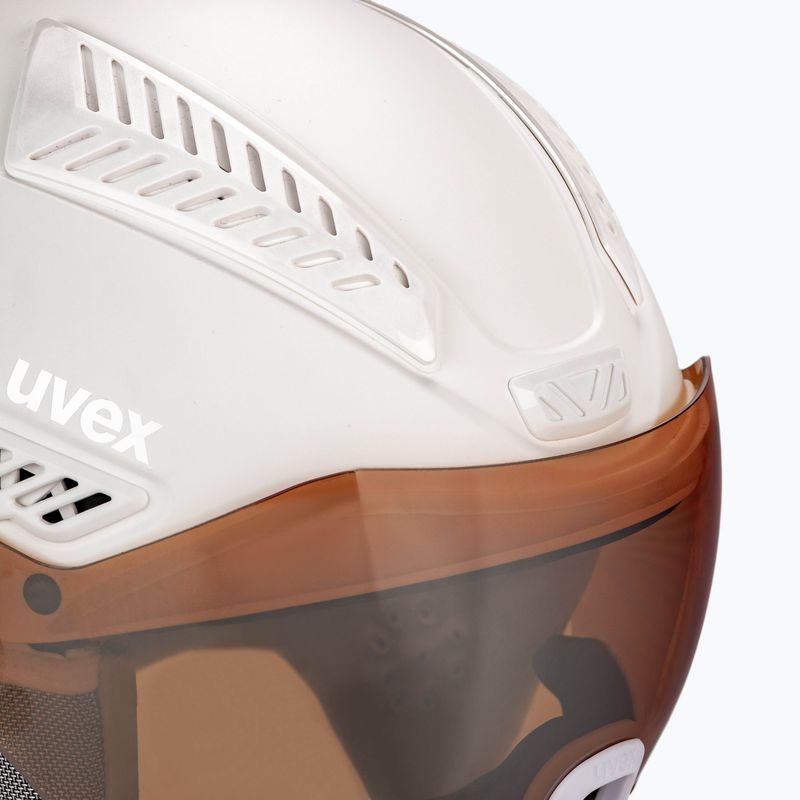 Damen-Skihelm UVEX Hlmt 600 Visier weiß 56/6/236/50 6