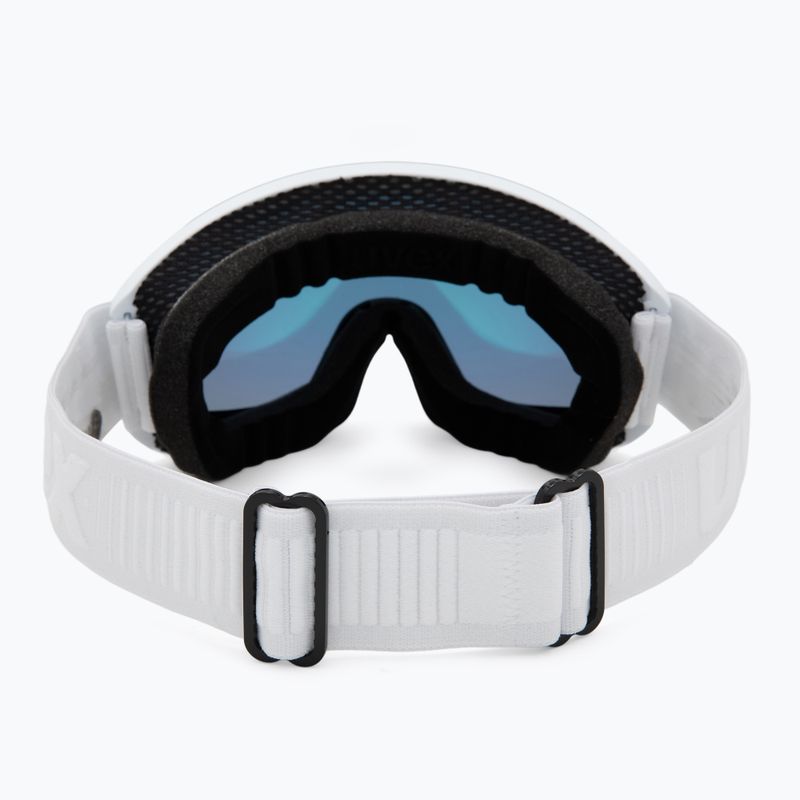 Skibrille UVEX Topic white matt/mirror orange blue 3