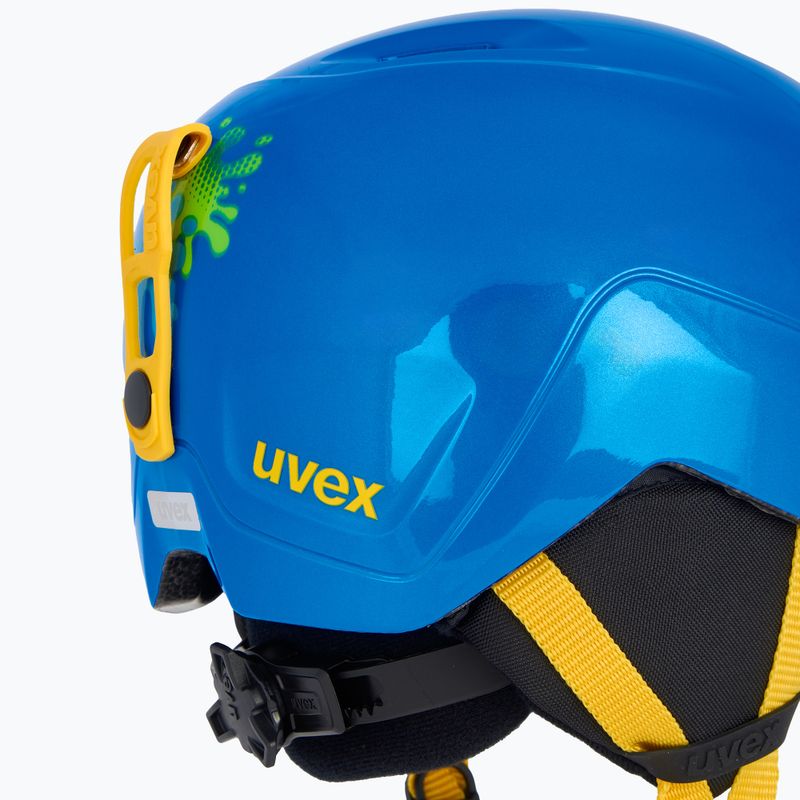 Skihelm UVEX Heyya blue splash 8