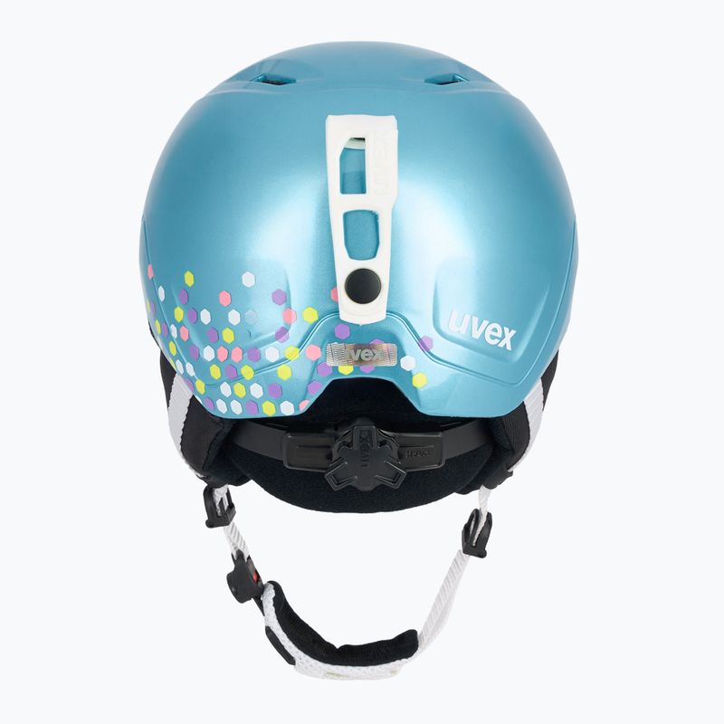 Skihelm UVEX Heyya blue confetti 4