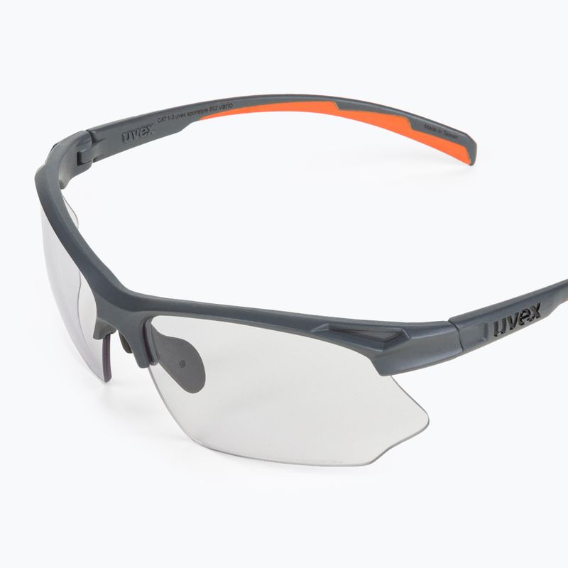 UVEX Sportstyle 802 V Fahrradbrille grau S5308725501 5