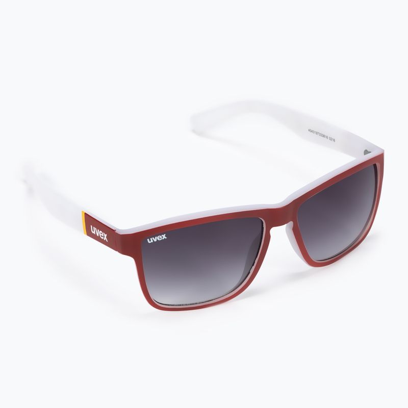 UVEX Sonnenbrille Lgl 39 rot/weiß S5320123816