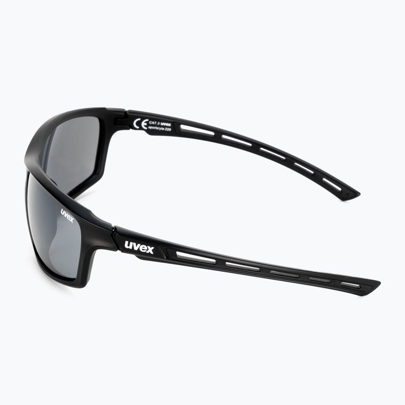 UVEX Sportstyle 229 schwarz matt/litemirror silber Sonnenbrille 53/2/068/2216 3