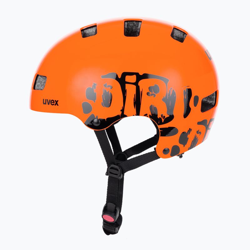 Kinderhelm UVEX Kid 3 dirt bike orange 3