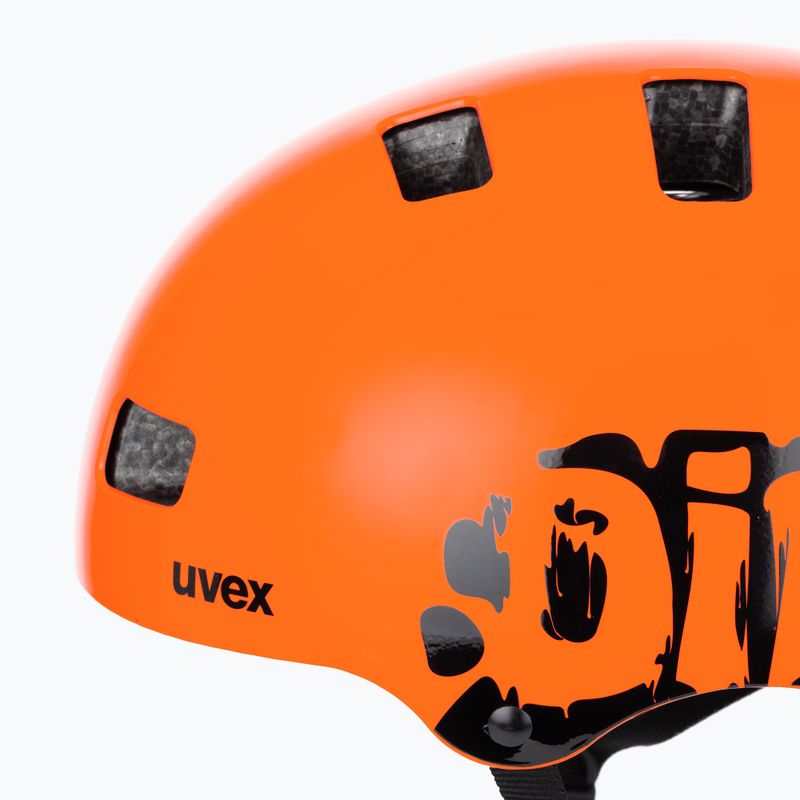 Kinderhelm UVEX Kid 3 dirt bike orange 7