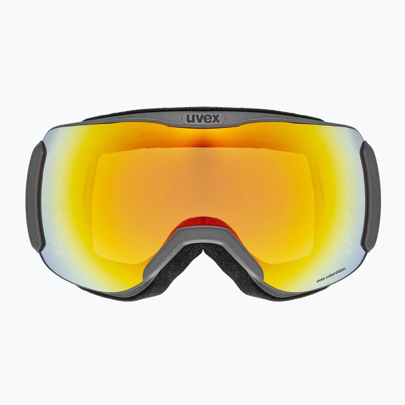 UVEX Downhill 2100 CV rhino matt/verspiegelt orange Skibrille 2