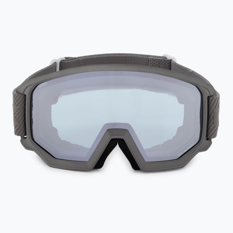 Skibrille UVEX Athletic FM rhino mat/mirror silver blue 55//52/523 2