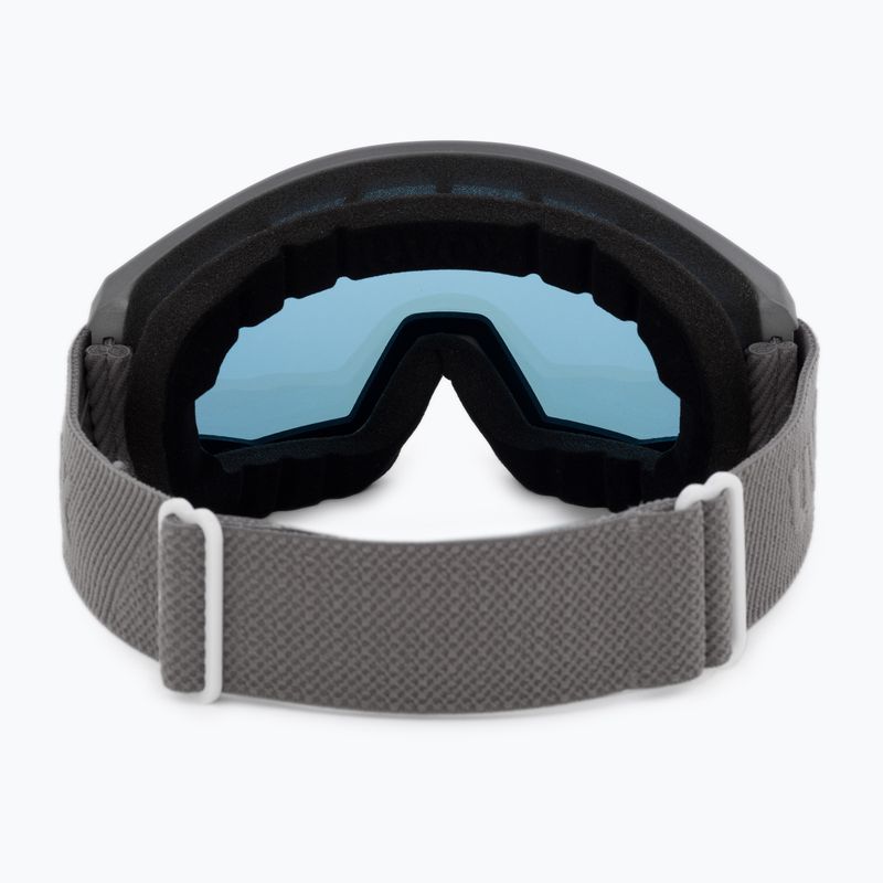 Skibrille UVEX Athletic FM rhino mat/mirror silver blue 55//52/523 3
