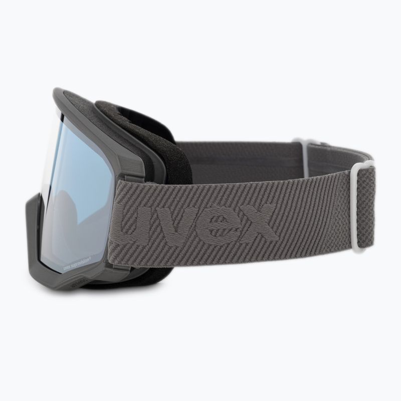 Skibrille UVEX Athletic FM rhino mat/mirror silver blue 55//52/523 4