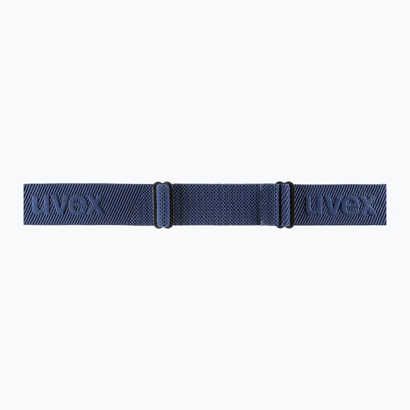 Skibrille UVEX Athletic FM navy matt/mirror blue green 6