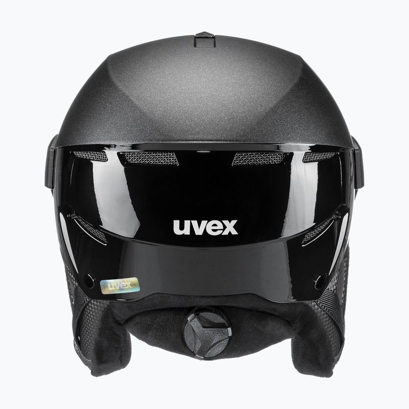 Skihelm UVEX Instinct Visor schwarz 56/6/261/23 12