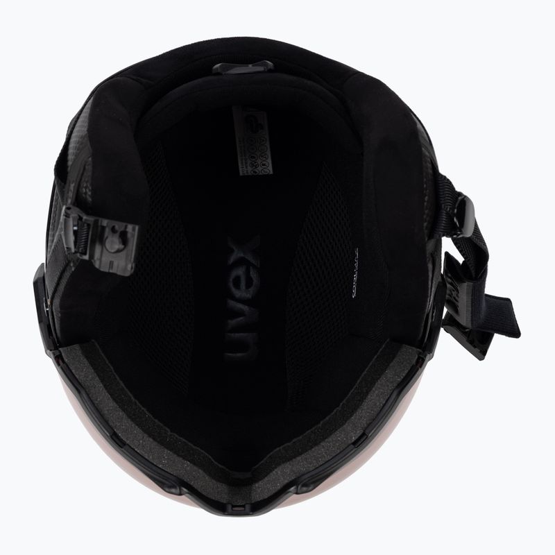 Skihelm UVEX Instinct Visor schwarz 56/6/261/23 5