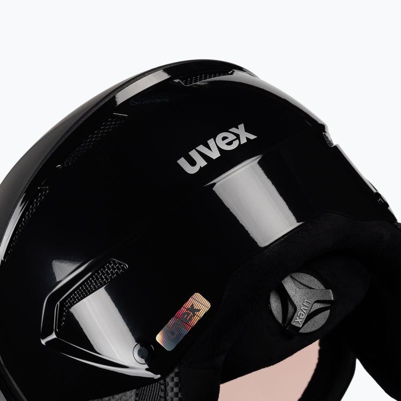 Skihelm UVEX Instinct Visor schwarz 56/6/261/23 7