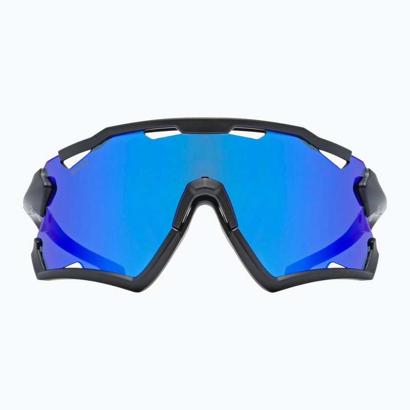 UVEX Sportstyle 228 schwarz matt/verspiegelt blau Fahrradbrille 53/2/067/2206 7