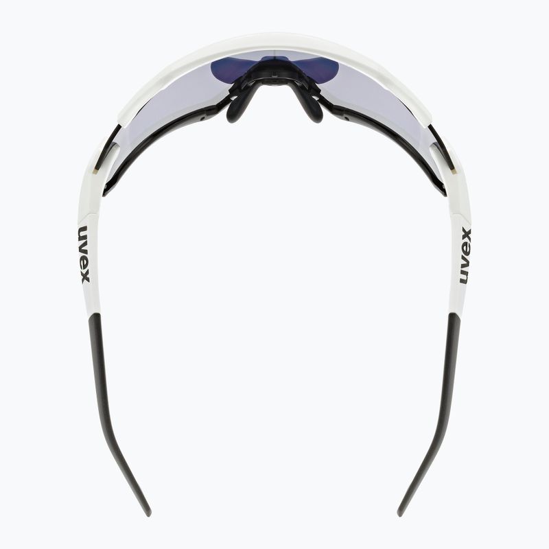 Fahrradbrille UVEX Sportstyle 228 weiß schwarz/rot verspiegelt 53/2/067/8206 6