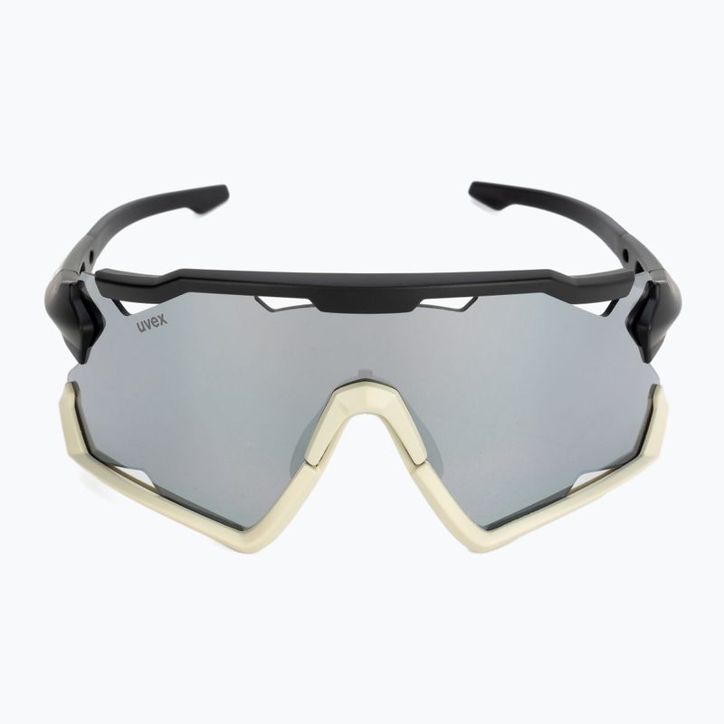 UVEX Sportstyle 228 schwarz sandmatt/verspiegelt silberne Fahrradbrille 53/2/067/2816 3