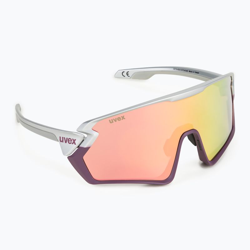 UVEX Sportstyle 231 Fahrradbrille silber-violett S5320655316