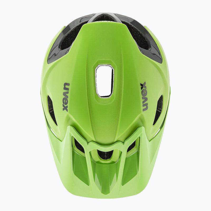 UVEX Quatro Integrale Fahrradhelm lime/anthrazit matt 5