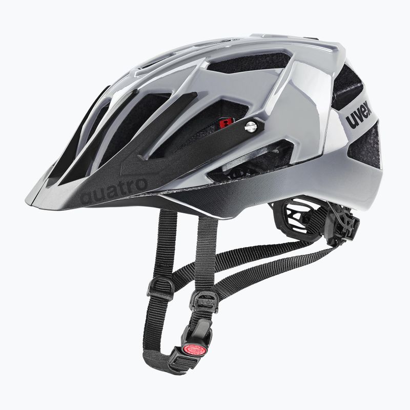 UVEX Quatro rhino/schwarz Fahrradhelm 3