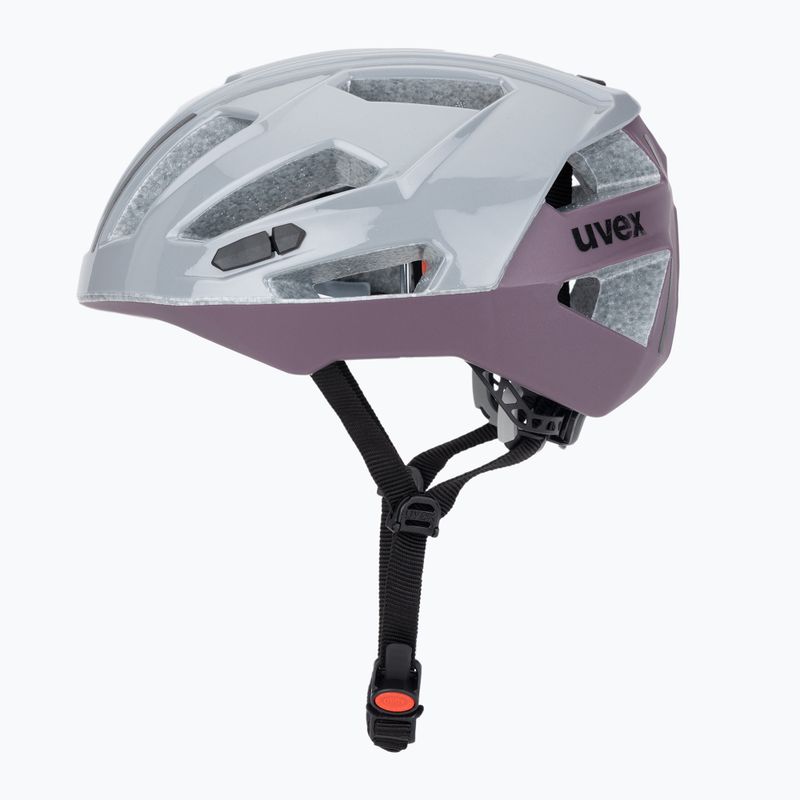 Fahrradhelm UVEX Gravel X rhino/plum 3