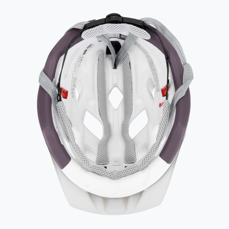 Fahrradhelm UVEX City Active silber/pflaume matt 5