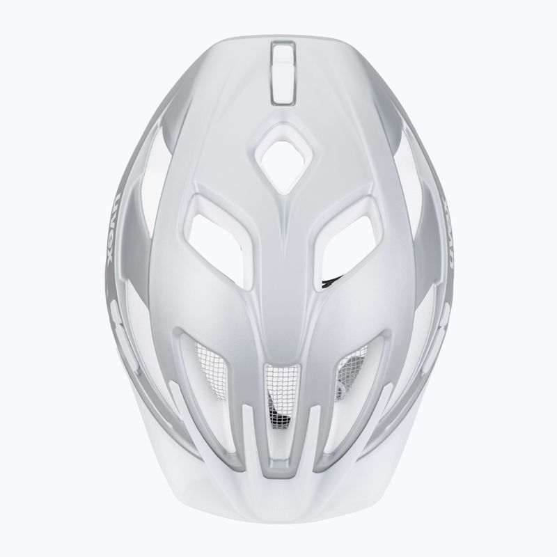 Fahrradhelm UVEX City Active silber/pflaume matt 6