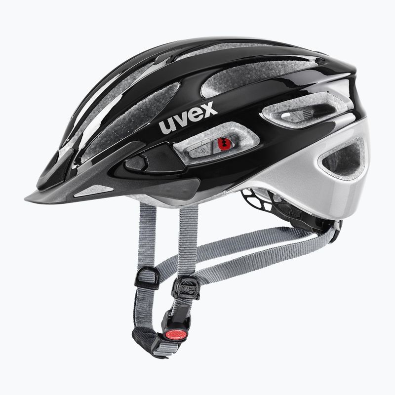 Fahrradhelm UVEX True black/silver 6