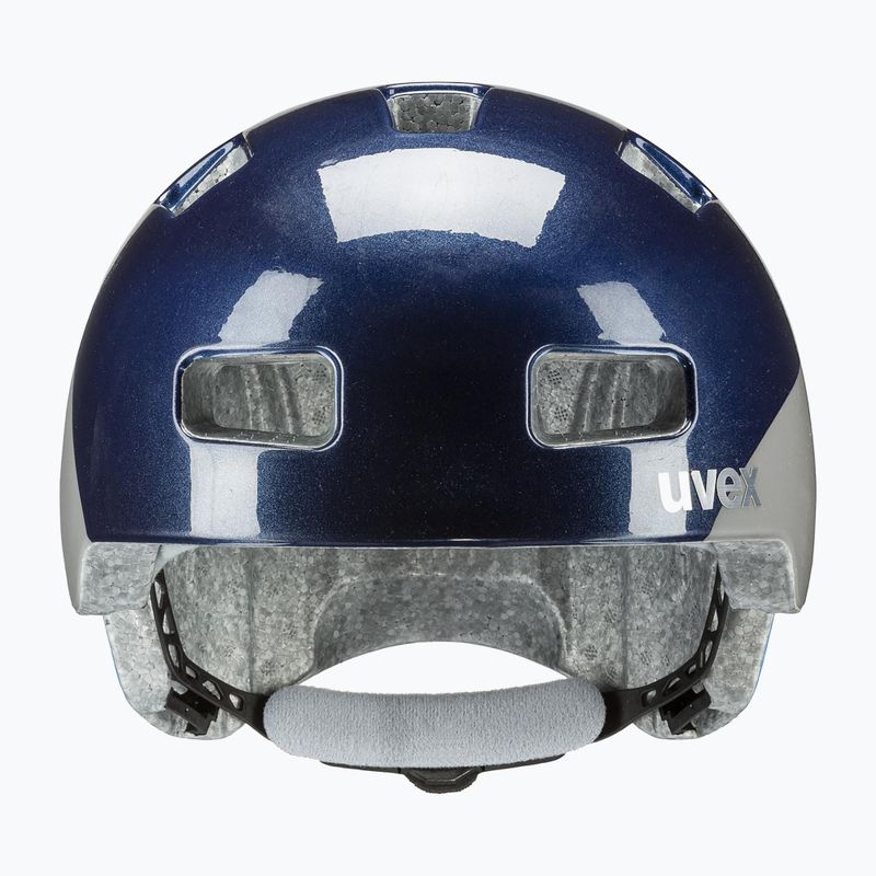 UVEX Kinderfahrradhelm HLMT 4 deep space/blaue Welle 7