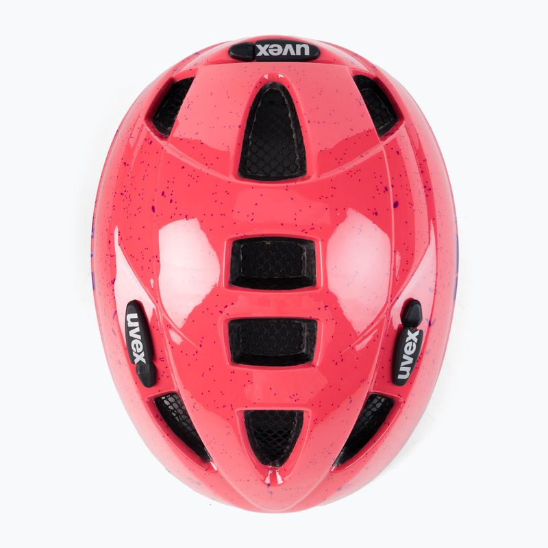 UVEX Kid 2 Kinder Fahrradhelm rot S4143063315 6