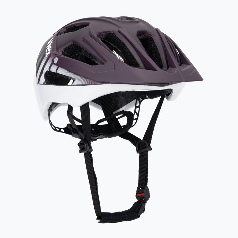 Fahrradhelm UVEX Quatro CC pflaume/weiß matt