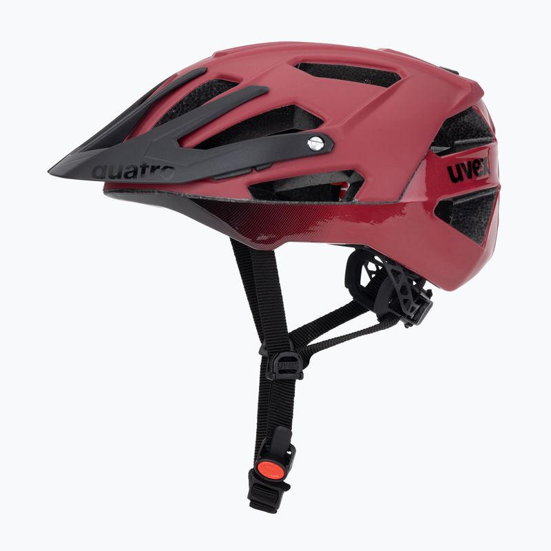 Fahrradhelm UVEX Quatro CC rot/schwarz matt 3