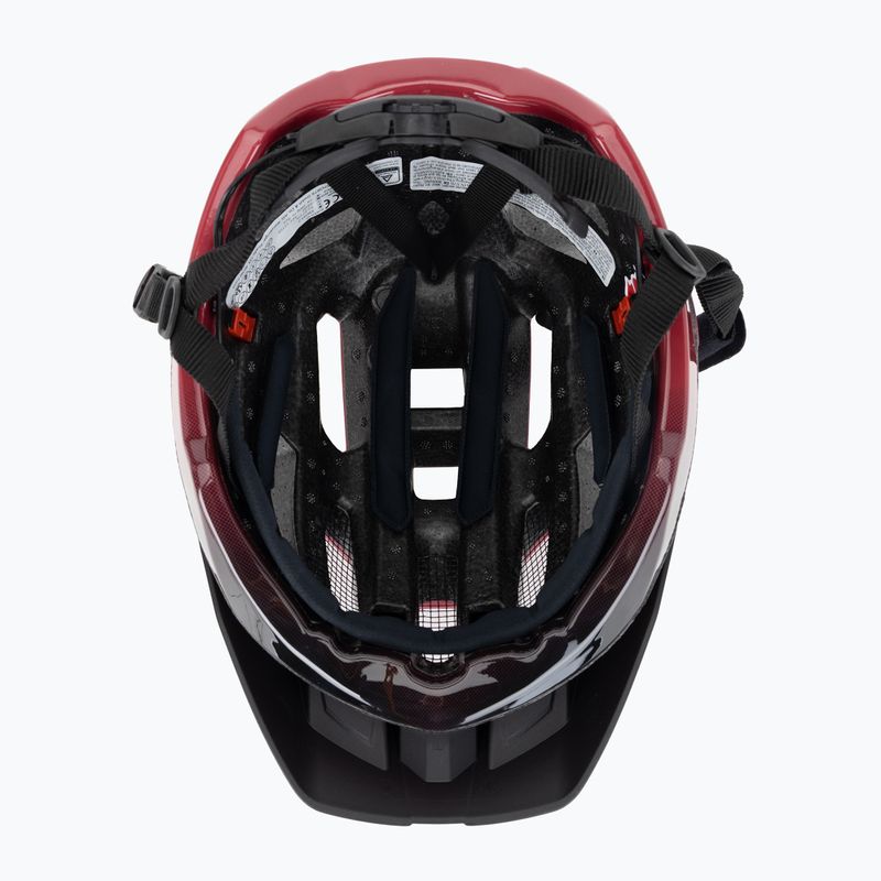 Fahrradhelm UVEX Quatro CC rot/schwarz matt 5