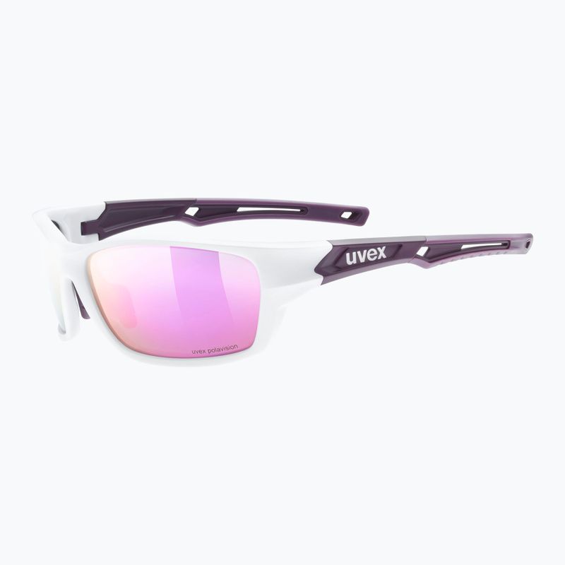 Fahrradbrille UVEX Sportstyle 232 P weiß S5330028330 5