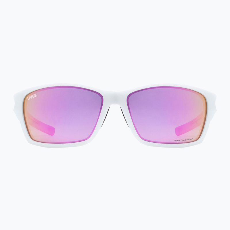 Fahrradbrille UVEX Sportstyle 232 P weiß S5330028330 7