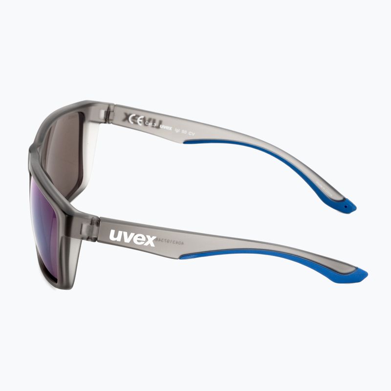 Uvex Lgl 50 CV Rauchmatte/Spiegel-Plasma-Sonnenbrille 53/3/008/5598 4