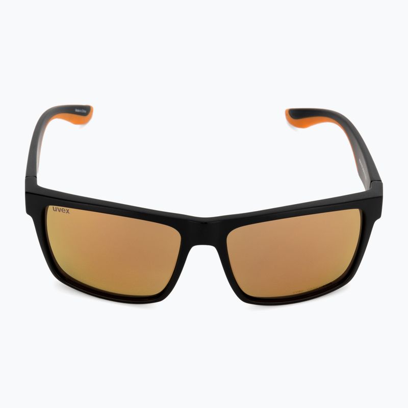 Uvex Lgl 50 CV schwarz matt/verspiegelt champagner Sonnenbrille 53/3/008/2297 3
