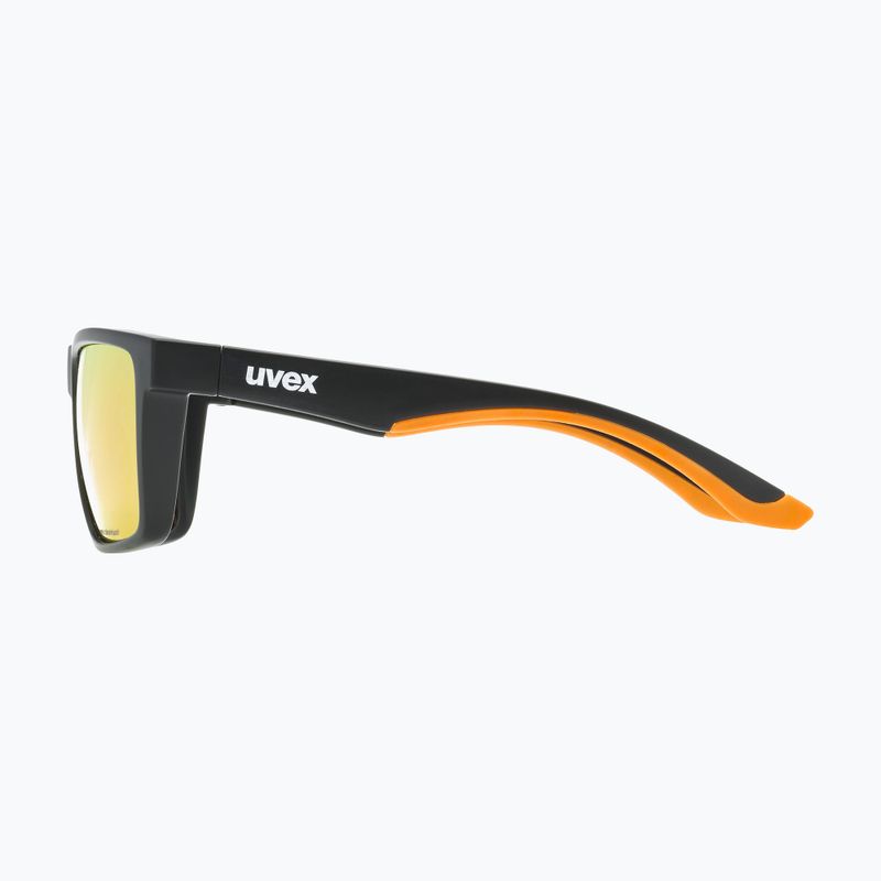Uvex Lgl 50 CV schwarz matt/verspiegelt champagner Sonnenbrille 53/3/008/2297 7