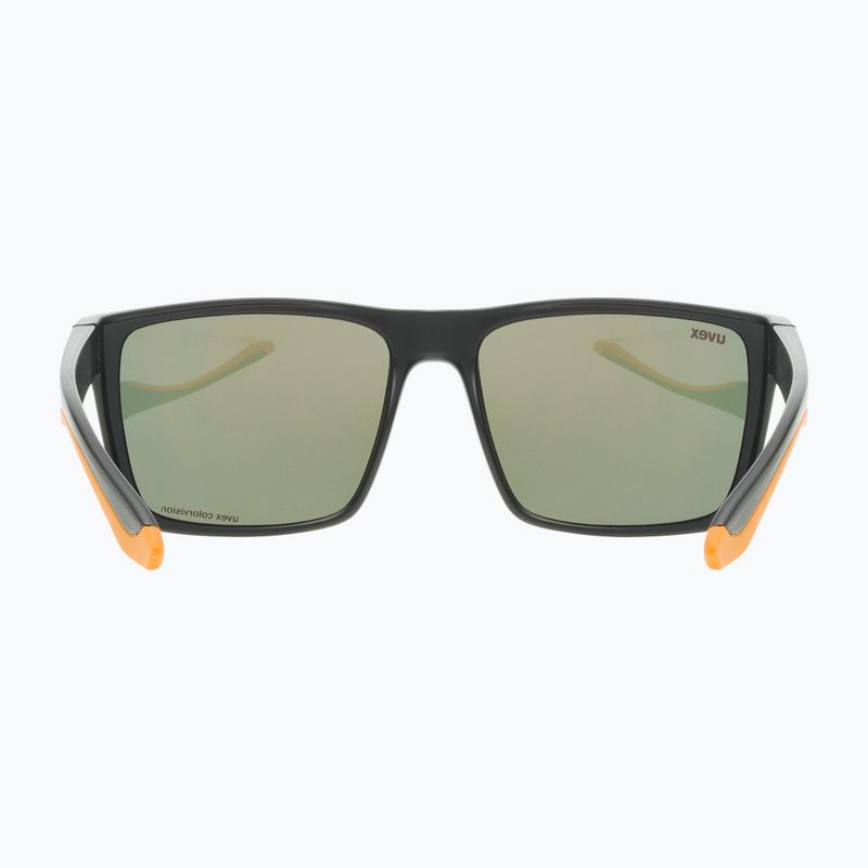 Uvex Lgl 50 CV schwarz matt/verspiegelt champagner Sonnenbrille 53/3/008/2297 9