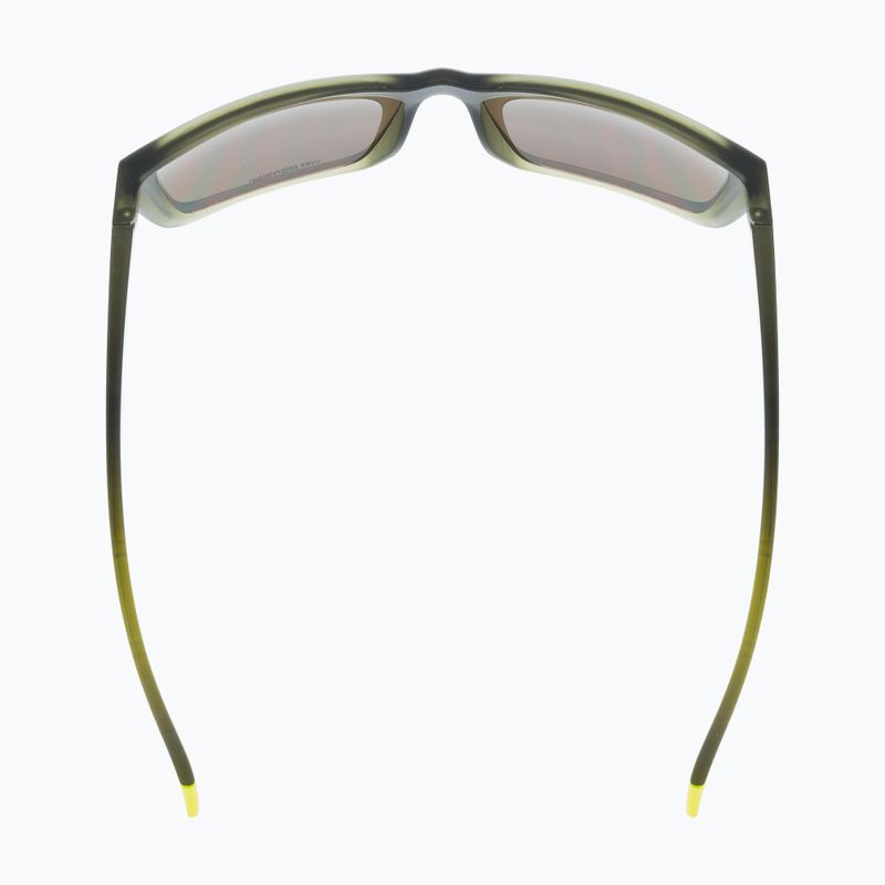 Uvex Lgl 50 CV oliv-matt/grün verspiegelte Sonnenbrille 53/3/008/7795 8