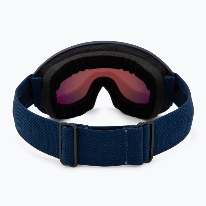 Skibrille UVEX Topic navy matt/mirror rainbow rose 3