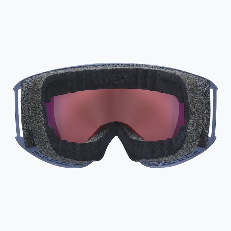 Skibrille UVEX Topic navy matt/mirror rainbow rose 5