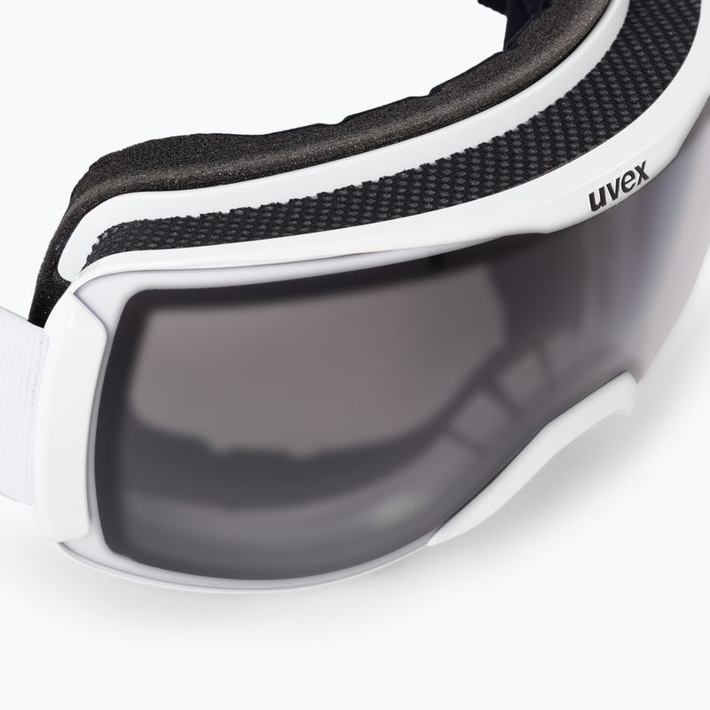 Skibrille UVEX Downhill 21 VPX white/variomatic polavision 55//39/13 5