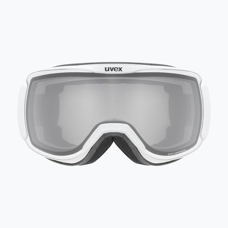 Skibrille UVEX Downhill 21 VPX white/variomatic polavision 55//39/13 6