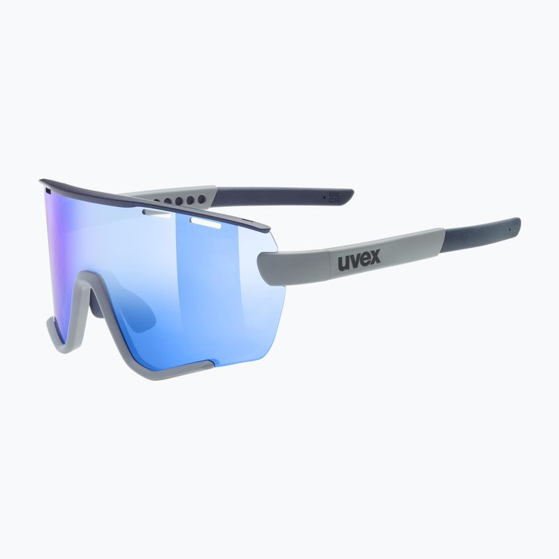 UVEX Sportstyle 236 Set rhino deep space matt/verspiegelt blau/klar Sonnenbrille