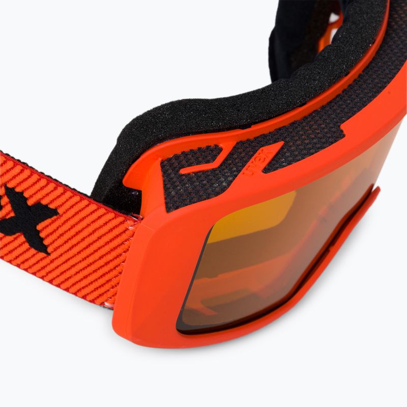 Skibrille UVEX Saga TO fierce red mat/mirror red laser/gold lite/clear 55/1/351/33 5