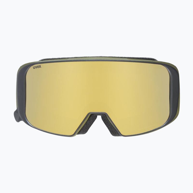 Skibrille UVEX Saga TO croco mat/mirror gold/lasergold lite/clear 55/1/351/83 9