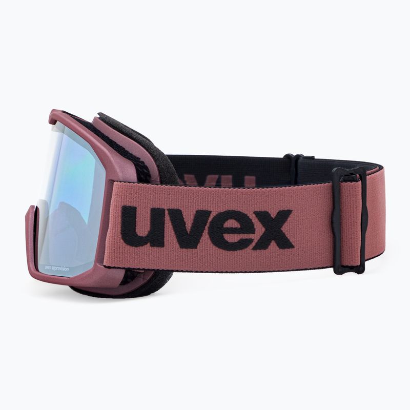 Skibrille UVEX Elemnt FM antique rose mat/mirror silver blue 55//64/33 4