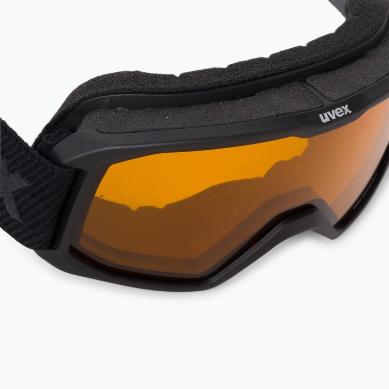 Skibrille UVEX Elemnt LGL black/lasergold lite clear 55//641/23 5