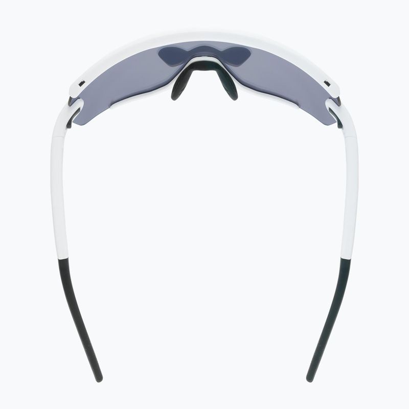 UVEX Sportstyle 236 Set weiß matt/verspiegelt grün/klar Sonnenbrille 5