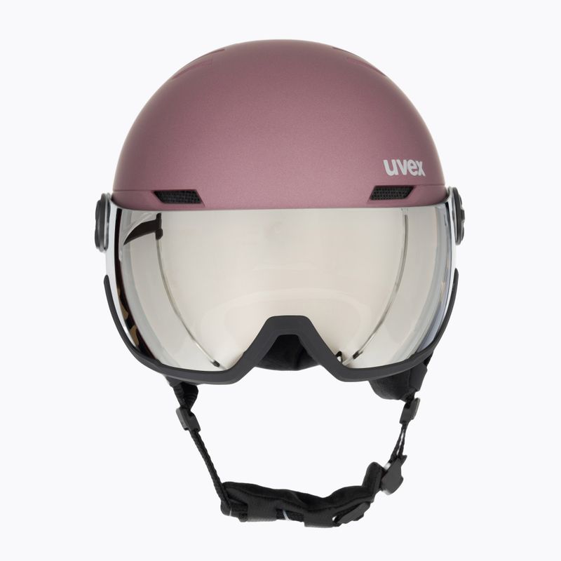 Skihelm UVEX Wanted Visor violett 56/6/262/75 2